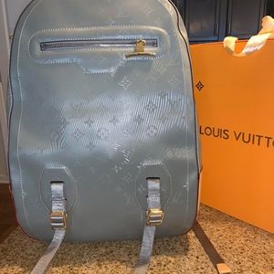 LOUIS VUITTON Monogram Titanium Backpack Tote 1307380